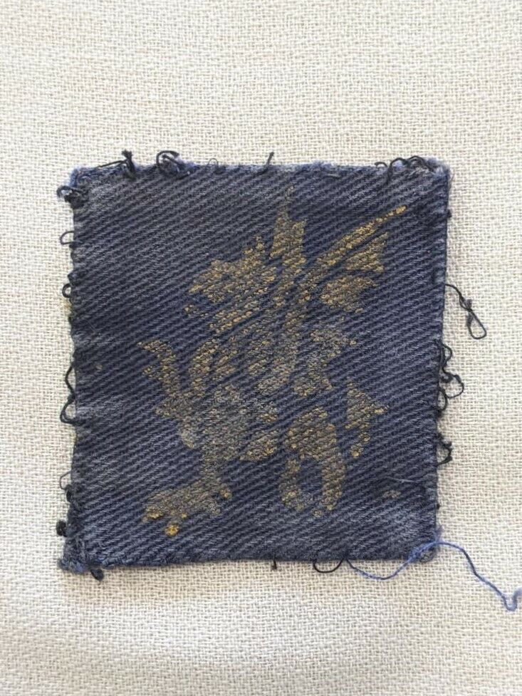 Printed 43rd. (wessex) Division Well Worn Patch/flash Removed From Uniform Salty