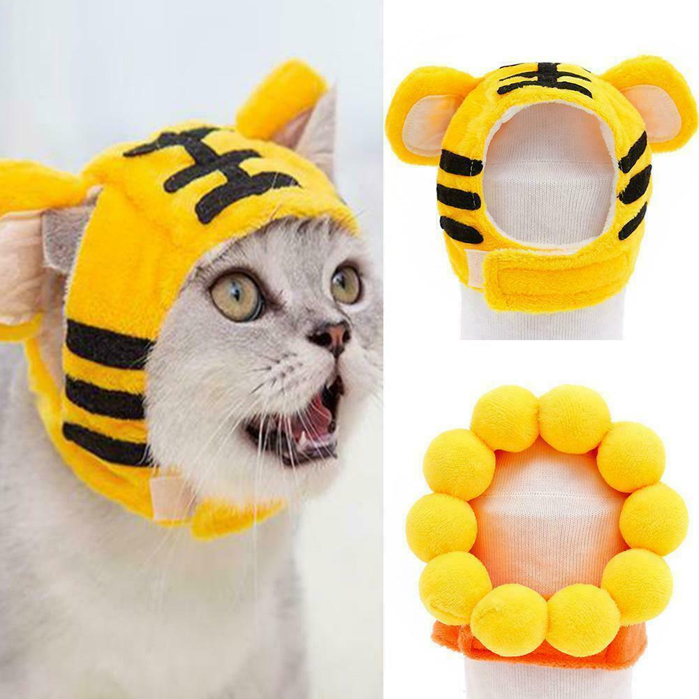 Cartoon Cat Hat Cute Soft Accessory For Cosplay Tiger Flower Accessories Z4k1