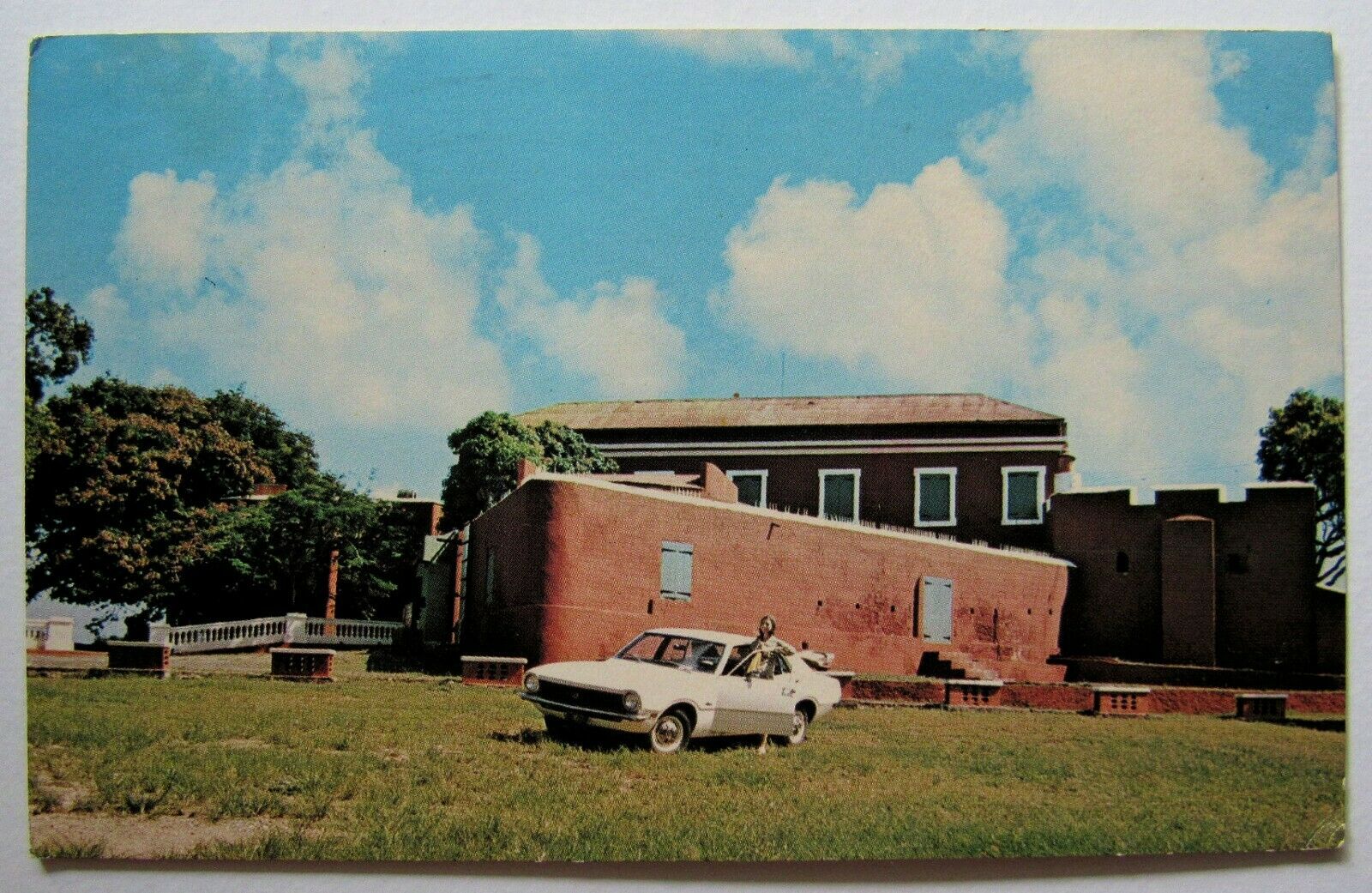 Christiansted St. Croix Hertz Rent-a-car Ad Postcard 1976 U.s. Virgin Islands