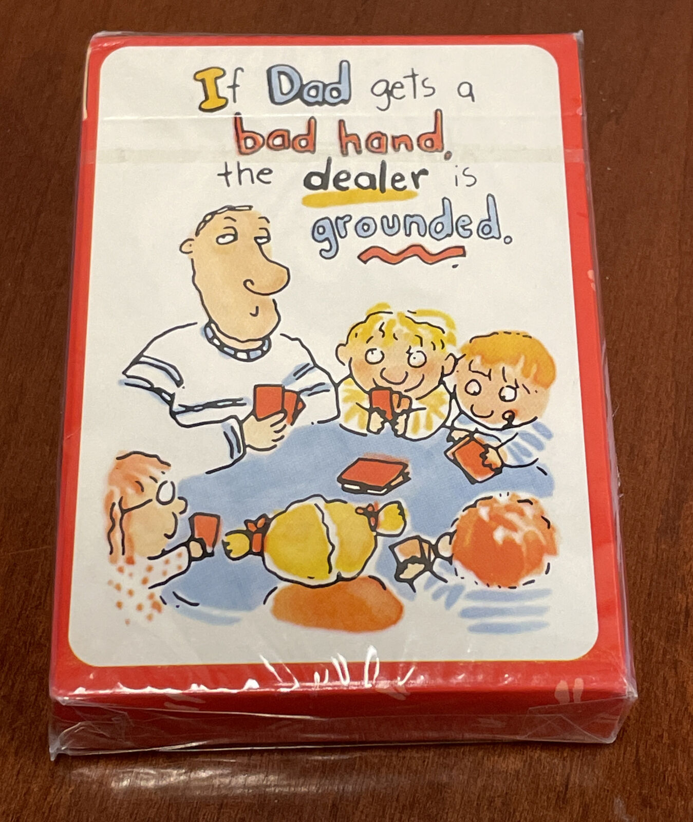If Dad Gets A Bad Hand The Dealer Is Grounded Sealed Playing Cards Hallmark